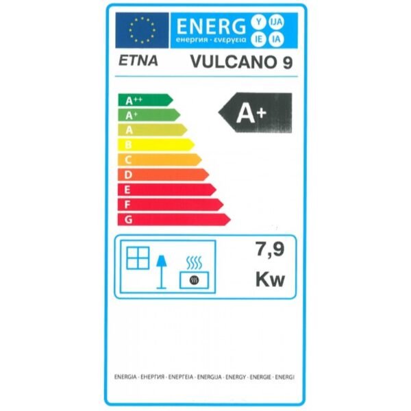 9 Poêle à granulés Vulcano SMS 9kW in POÊLE & CHEMINÉE
