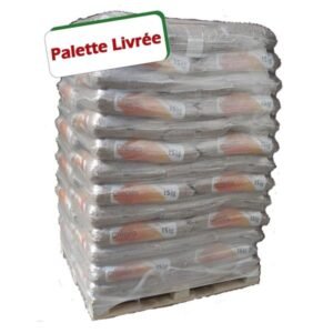 Granulés de bois Crépito (palette de 72 sacs – 1 080 kg)