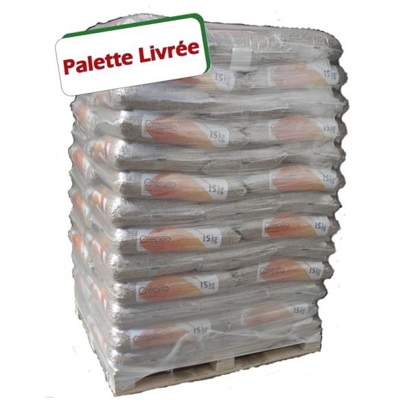 palette-72-sacs-crepito-pellet-6mm-15-kg-livree-600x600-1.jpeg Granulés de bois Crépito (palette de 72 sacs – 1 080 kg)