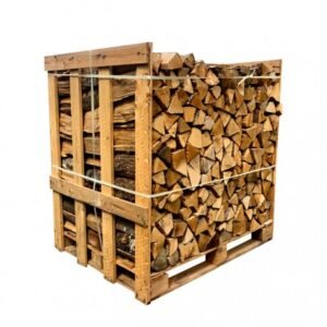 Demi-palette – 25 cm – mélange de bois durs – 1 m³ – 1,5 stères
